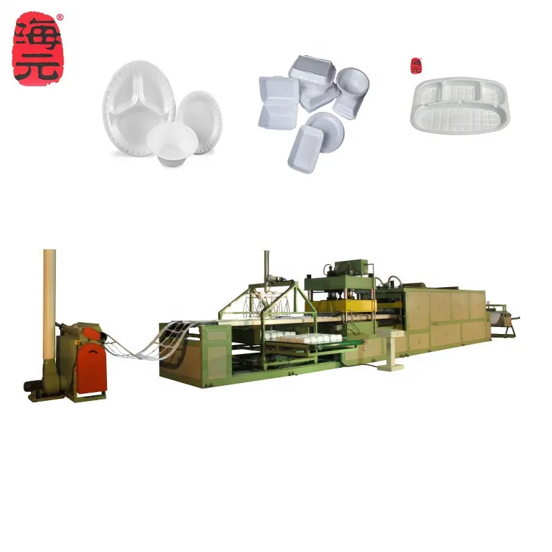 PS köpük termokol plaka tek kullanımlık plastik yiyecek kutusu konteyner termoform vakum biçimlendirme makinesi