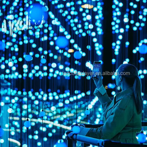 Stage <strong>Lights</strong> LED RGB Pixel Ball Christmas Outside <strong>Lights</strong> 360 Degree LED RGBW <strong>DMX</strong> <strong>Controller</strong> LED RGB <strong>Light</strong> <strong>String</strong> - Product Image 3
