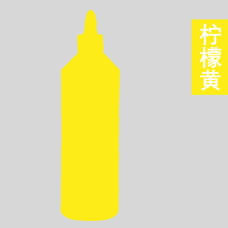 Pintura acrílica de arte amarillo limón