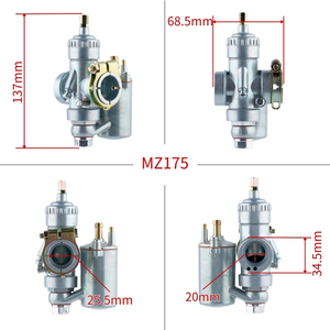 Chất lượng cao 250cc New Jawa mz175 wsk125 wsk 125 xf175 xe máy động cơ xe đạp sửa đổi Xe tay ga Dirt Pit xe đạp sửa đổi bộ chế hòa khí - Product Image 2