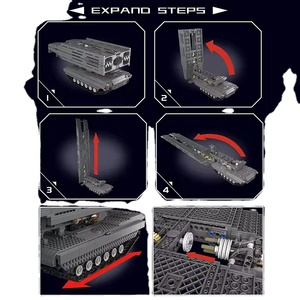Mold King 20029 1759PCS DIY Moc Technische Ziegel RC Gepanzertes Fahrzeug Gestartet Brücke Tank LKW Bausteine APP Programmierung - Product Image 4