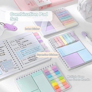 Anpassbares Student Station ery Set Selbst klebendes <span class=keywords><strong>Notebook</strong></span> und <span class=keywords><strong>Index</strong></span> Tabs Großhandel Büromaterial mit Lesezeichen