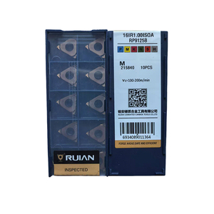 Taizhou Ruian 16IR 1.0ISO RP9125B Máquina de insertos de corte CNC Herramienta de torno de carburo de tungsteno Insertar insertos de corte - Product Image 1