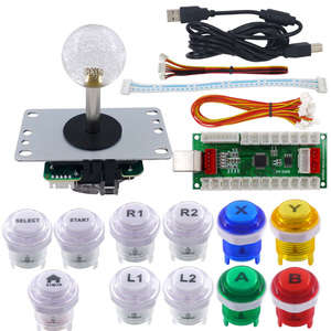 SJ @ JX аркадная игра DIY Kit Нулевая задержка PS USB энкодер механический переключатель клавиатуры ПК андроид аркадный джойстик контроллер - Product Image 2