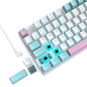 Teclado numérico independiente de 94 teclas, nuevo lanzamiento de fábrica, Teclado mecánico LED para gamer de oficina