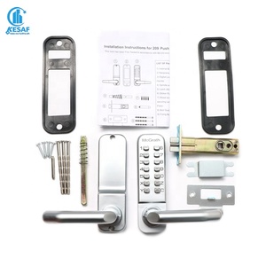 Wasserdichtes digitales Code Keyless-Haustür schloss mit mechanischer Tastatur Druckknopf Passwort Türschloss - Product Image 6