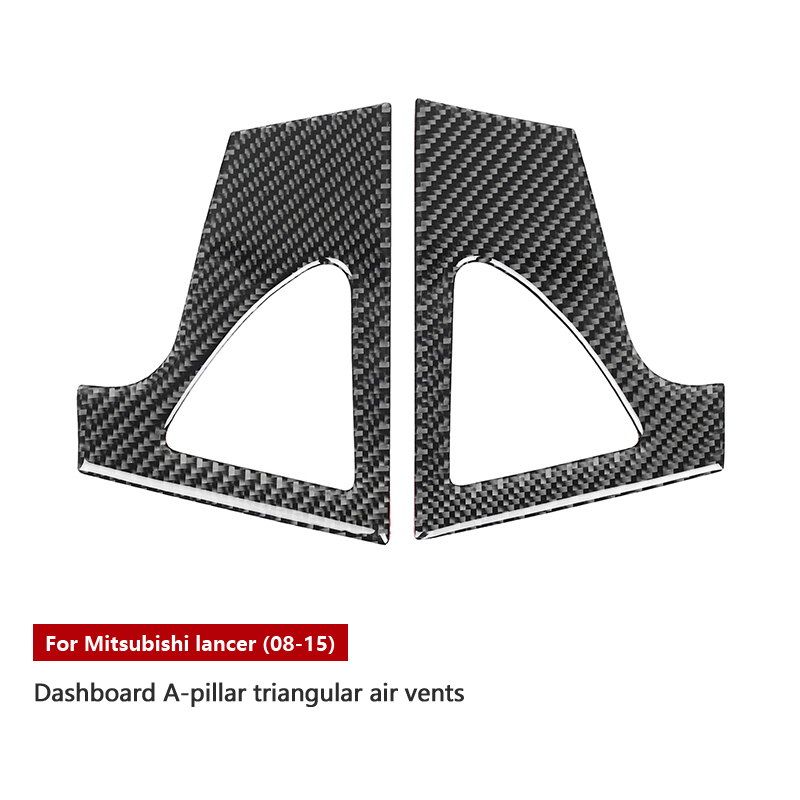 Bouche d'aération triangulaire du montant A du tableau de bord