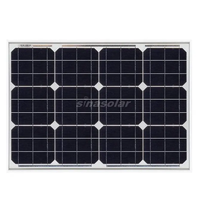סין זול 40W 12V יעילות גבוהה שחור מונו אלומיניום מסגרת Monocrystalline פנלים סולאריים למכירה