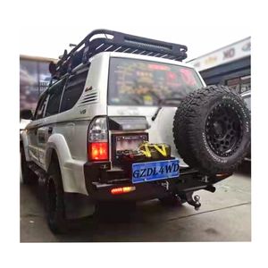 Cản sau 4x4 kèm giá để lốp dự phòng cho <span class=keywords><strong>Toyota</strong></span> Prado 90 Series 1996-2003 LC90 LC95, bảo vệ cản sau - Product Image 2