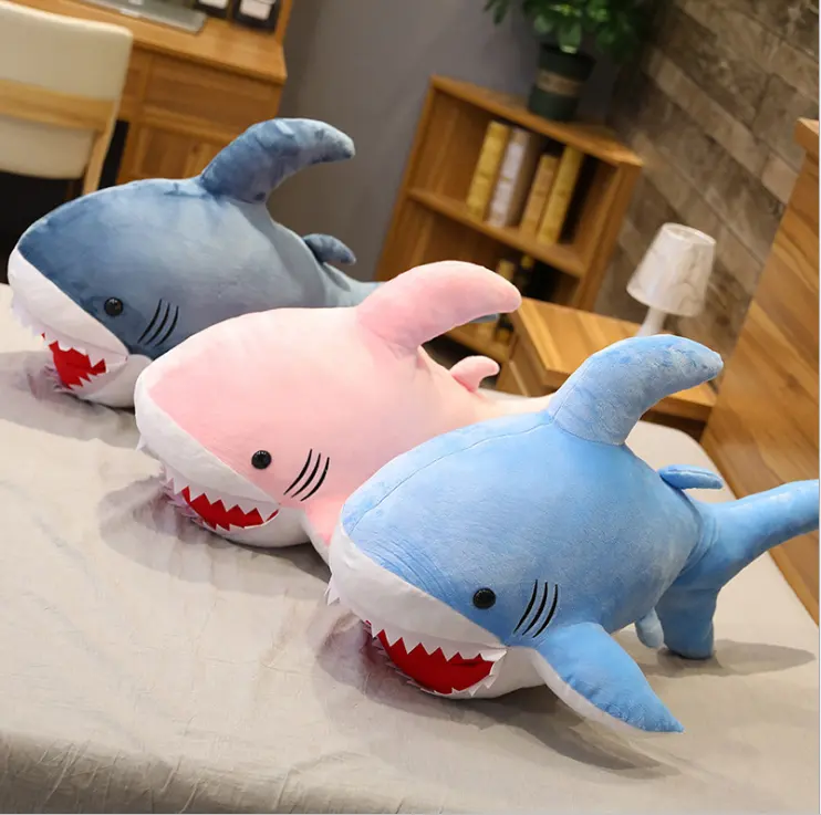 stuffed animal shark plush custom toys beluga whale plush toy custom sea animals stuffed plush shark toy