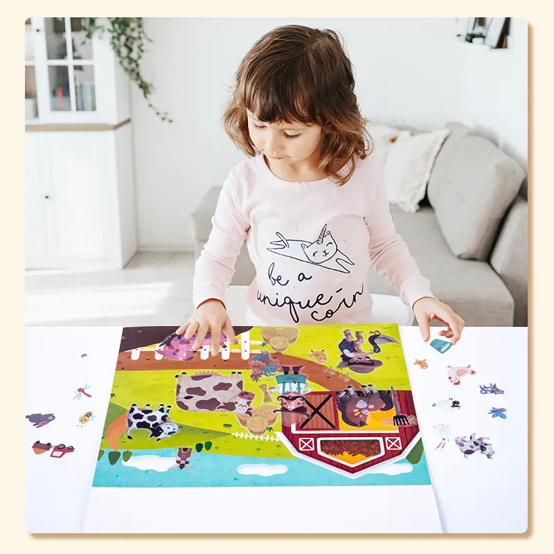 2022 nuovo libro tranquillo occupato per bambini Montessori Early Educational Baby Busy Book Farm Dinosaur Toys