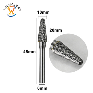 Savaşçının Bit keskin l-tipi alaşım çapak döner kesiciler dosyaları CNC makinesi araçları Metal/metal olmayan gravür için karbür çapak kesiciler - Product Image 3