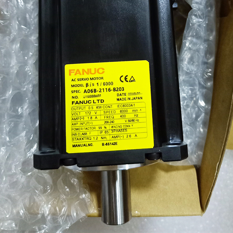 サーボモーターFANUC A06B-2116-B203 B103 100% 新品オリジナル