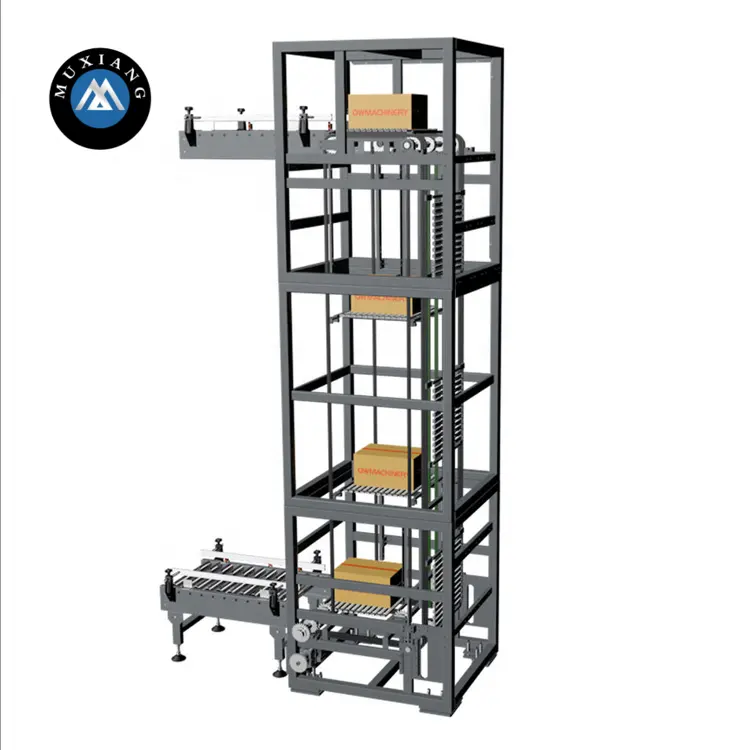 Shanghai Muxiang High Efficiency C Z Type Continuous Vertical Lifter Elevator Conveyor system