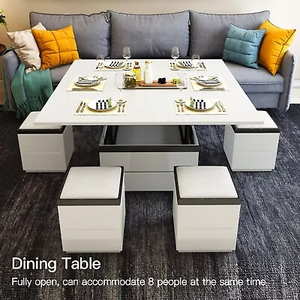 Mesa de centro multifuncional mesa de comedor - Product Image 2