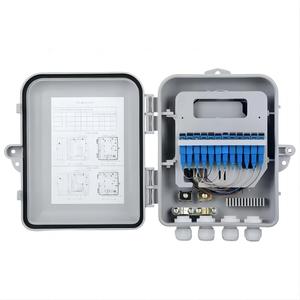 Caja de terminales de fibra óptica de 24 puertos Panel de conexión tipo SC y FC y caja de distribución para redes de telecomunicaciones y exteriores compatibles con 4G - Product Image 1