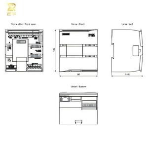 オリジナル純正PLCコントローラCPUモジュールSIMATIC S7-1200 CPU 1212FC DC/DC/DC 8DI/6DQ/2AI 6ES7212-1AF40-0XB0 for Siemens - Product Image 4