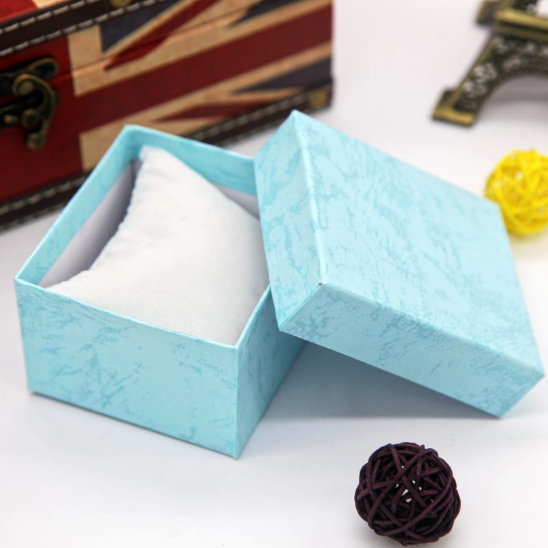light blue watch box