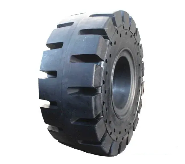 Neumático de cargador de ruedas sólidas 26,5-25 neumático grande para cargador de ruedas grúa cargador planta de acero tierra minera en China