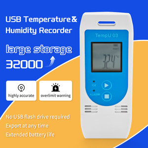 Registratore di Dati Digitale Tzone TempU03 Termometro Monitoraggio Temperatura e Umidità Calibrazione Tracciabile NIST Materiale Plastico OEM ODM - Product Image 2