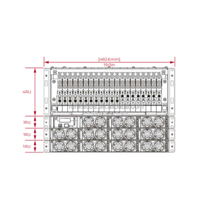 גישה לאפוטרופוס m38 <span class=keywords><strong>19</strong></span> "Rackmount משולבת מערכת כוח dc-48vdc 60a ל 600a n + 1 בקר להחלפה שדה - Product Image 5
