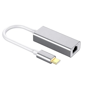 Alta velocidad tipo C a Rj45 Gigabit Lan Ethernet Cable adaptador USB Hub tarjeta de red ordenador portátil interruptor