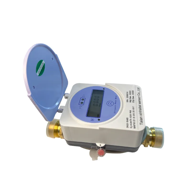 Ultrasone Watermeter Messing Meter Lichaam Lora/Lorawan Draadloze Communicatie Slimme Waterstroom Meter