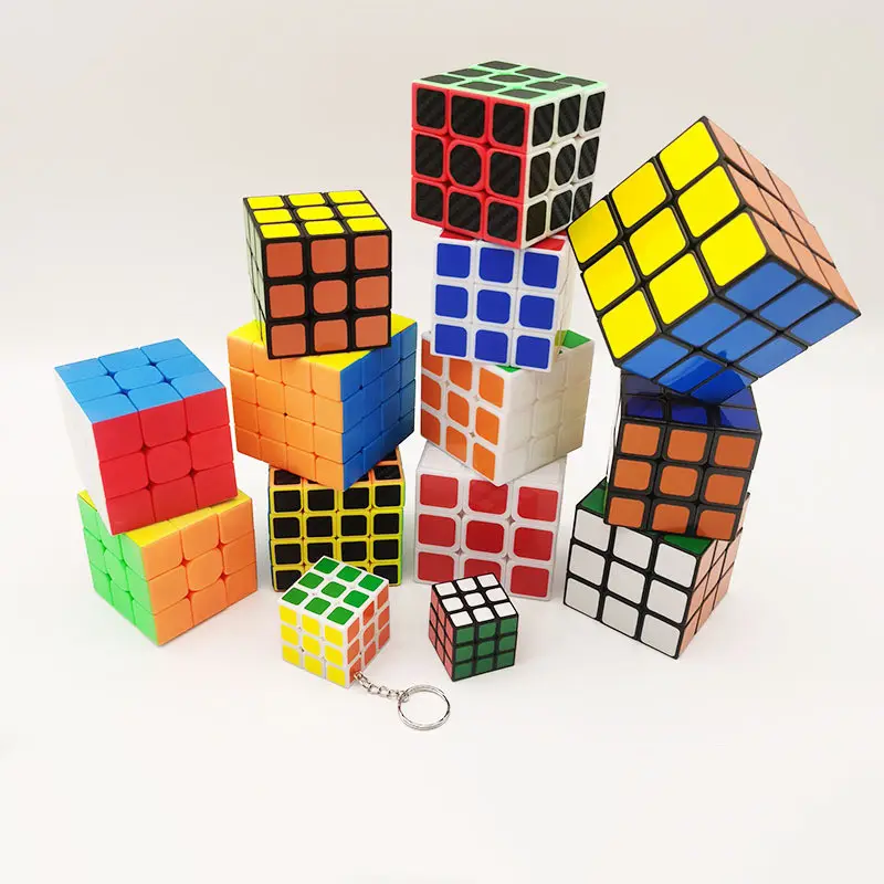 Benutzer definiertes Drucken Logo Magnetic Square Puzzle Sticker less Smoothly Speed Cube 3*3 Magic Cube