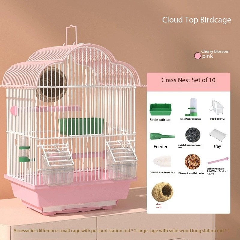 Rose-Herbe Nid ensemble de 10