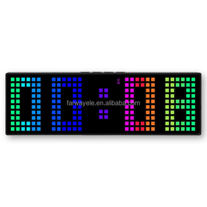 Творческие цифровые светодиодные настольные часы RGB с таймером обратного отсчета и обратного отсчета - Product Image 6