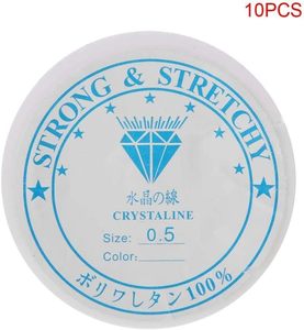 有用的10卷强力水晶弹性拉伸线线透明珠线弹性珠线 - Product Image 2