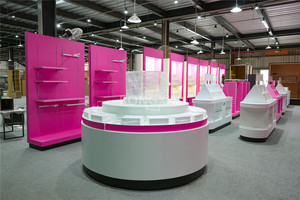 Tùy chỉnh bán lẻ mỹ phẩm cửa hàng trang trí nội thất thiết kế ý tưởng trang điểm cửa hàng truy cập kệ đứng cửa hàng đồ nội thất - Product Image 3