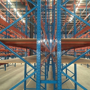 Sistema de estantería de paletas de acero de varios niveles con protección contra la corrosión para estantes y estantes apilables de almacenamiento de almacén - Product Image 2