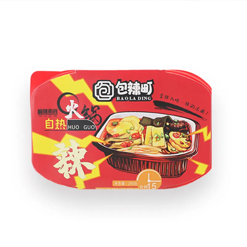 1 Box Convenient Ready To Eat Spicy Vegetable Self-Heating Instant Hotpot