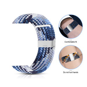 Adjustable Nylon Woven Elastic Braided <strong>Loop</strong> Strap Sport Watch Bands for Apple Watch Series 9 8 7 45/41/44/40/38/42 mm