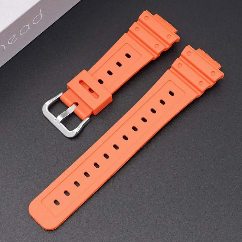 Boucle orange + argent