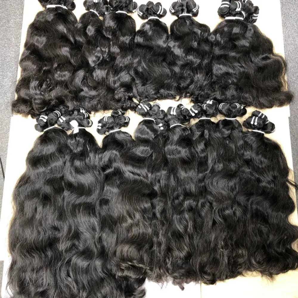 Vendeurs de cheveux bruts Cheveux vierges alignés sur les cuticules, paquets de cheveux humains Body Wave Bundle de cheveux brésiliens cambodgiens bruts 15A, vison