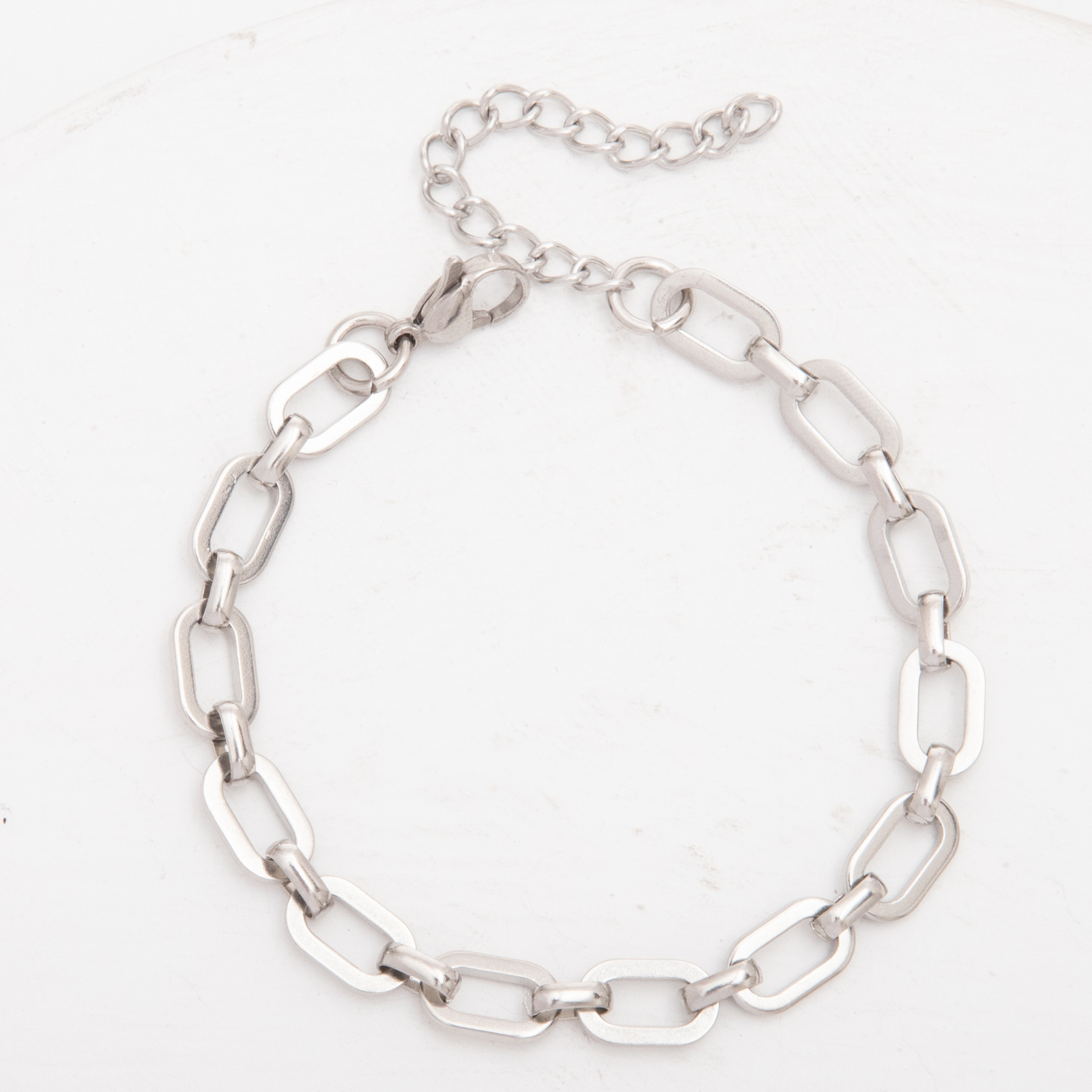 10.7x6.5mm short buckle connection - silver