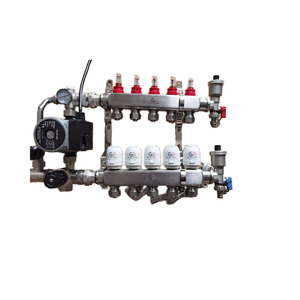 Modern Design Stainless Steel Water Manifold 220v Flexible Underfloor Heating System Factory-Launched Easy Installation