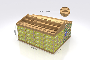 Siêu thị gỗ Trái Cây Rau Kệ hiển thị giá đứng sầu riêng hiển thị giá - Product Image 4