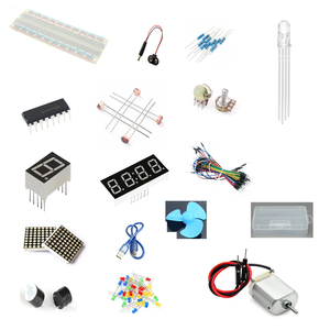 Kit di componenti elettronici essenziali DIY con Breadboard e strumenti accessori per la prototipazione e l'apprendimento - Product Image 1
