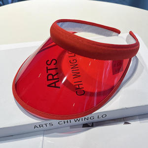 设计Logo厂家直销发夹带顶Uv Pvc裸照印花防晒帽子 - Product Image 5