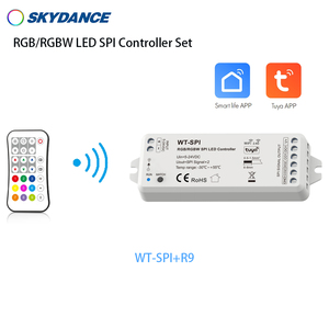 Skydance WT-SPI 5-24VDC RF WiFI RGB/RGBW SPI светодиодный контроллер для светодиодной Пиксельной полосы с управлением через приложение Tuya - Product Image 4
