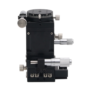 40 × 40ミリメートルCrossed Guide Rail SEMXYZR-40 XYZR 4-Axis Micrometer Linear Stage Manual Linear Stage - Product Image 3