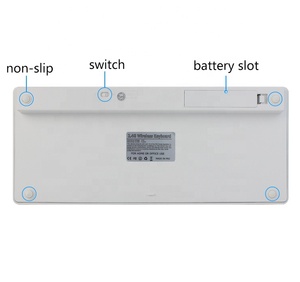 <strong>Mouse</strong> and <strong>Keyboard</strong> Wireless Combo Slim and Mute Design RF 2.4G Wifi <strong>Keyboard</strong> <strong>Mouse</strong> Set for Computer Laptop - Product Image 6