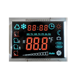 Pantalla LCD personalizada Pantalla táctil LCD de 7 segmentos Pantalla LCD personalizada para temperatura y humedad