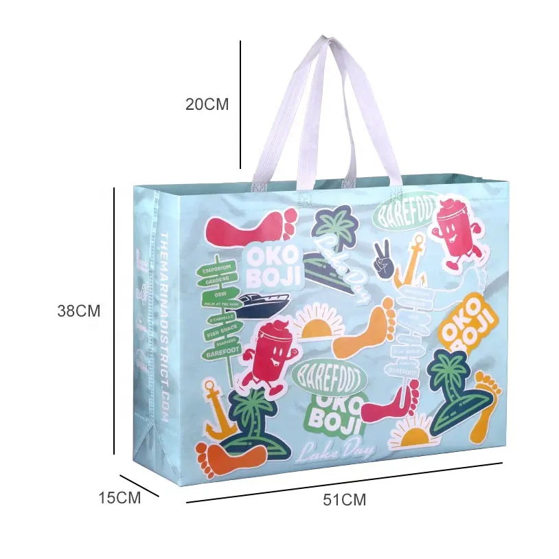 環境にやさしい再利用可能な安価な不織布バッグショッピング用食料品ギフトエコカスタムトートバッグ