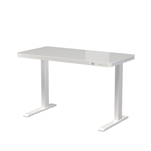 Design moderno motore singolo elettrico regolabile in altezza per la casa ufficio Computer scrivania 2 stadi motorizzato Sit-Stand tavolo con telaio - Product Image 5