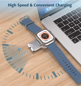 Apple için Smartwatch taşınabilir izle kablosuz şarj izle tipi C ve USB portu izle şarj için iWatch serisi 6 5 4 3 2 1 SE - Product Image 5