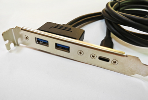 USB-C ve USB3.2 type-e anahtarına USB-PCIe braketli 20 pinli ve 19 pinli USB3.0 konektörleri - Product Image 6
